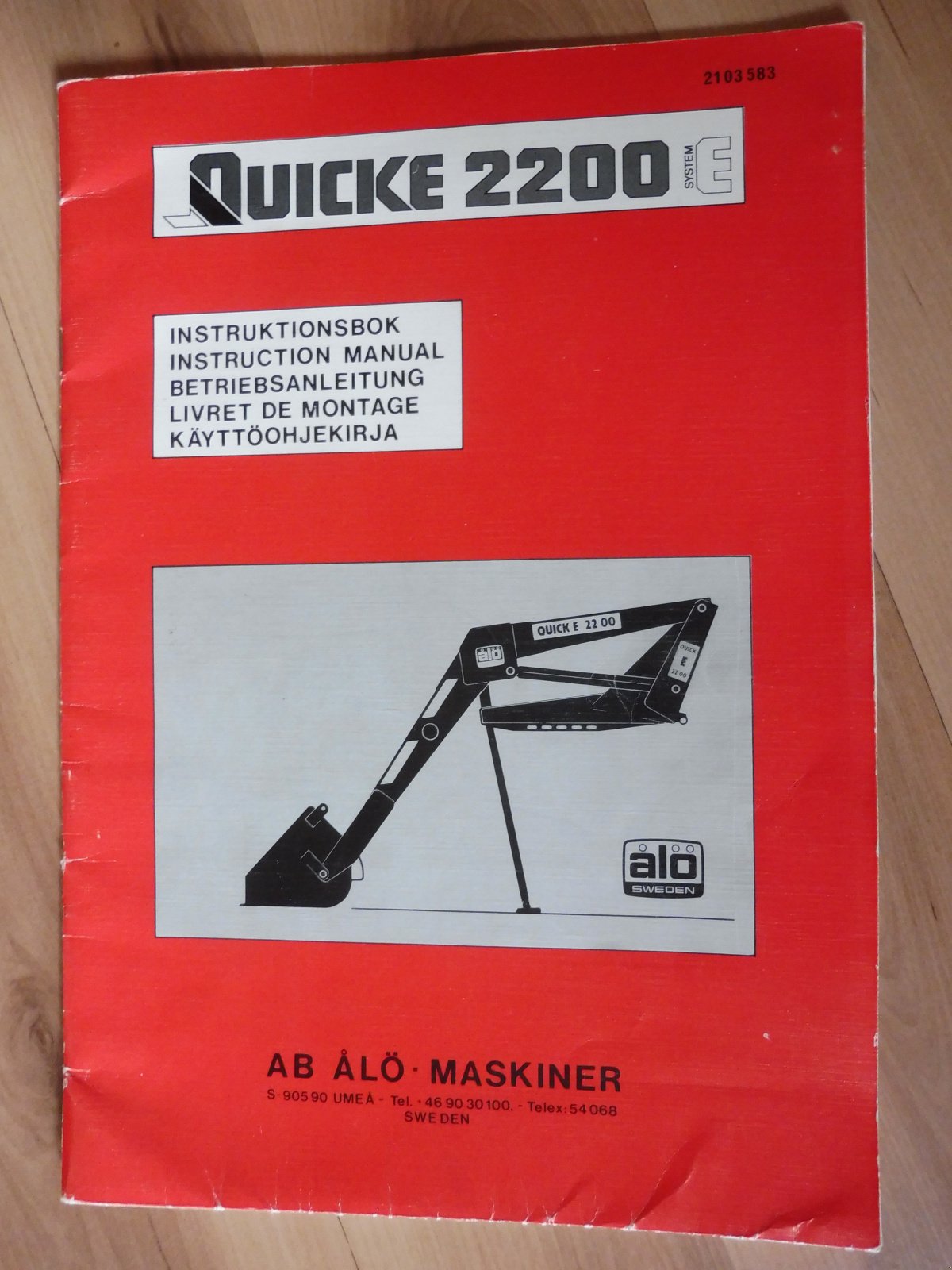 Frontlader del tipo Quicke 2200E, Gebrauchtmaschine In Leinburg / Gersdorf (Immagine 3)