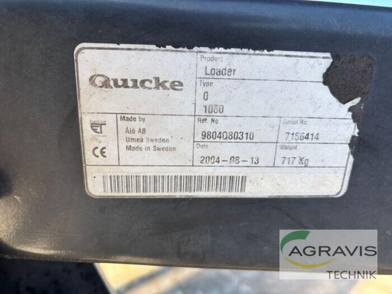 Frontlader Türe ait Quicke Q 1080, Gebrauchtmaschine içinde Schneverdingen (resim 7)