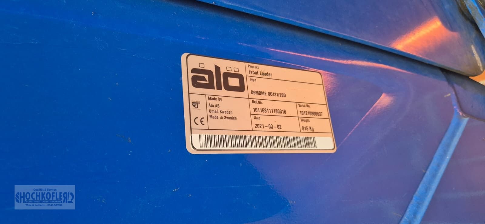 Frontlader van het type Quicke Q 6 M Schwinge, Gebrauchtmaschine in Wies (Foto 3)