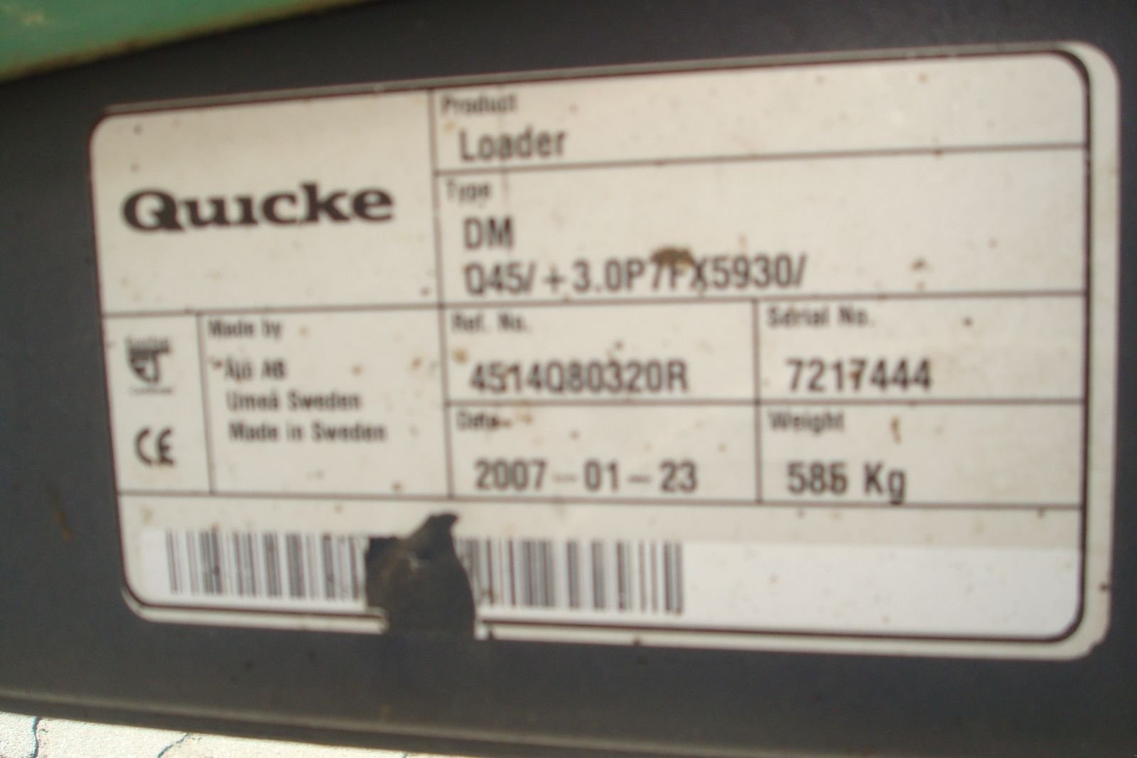 Frontlader tipa Quicke Q45 Frontlader, Gebrauchtmaschine u Judenburg (Slika 8)