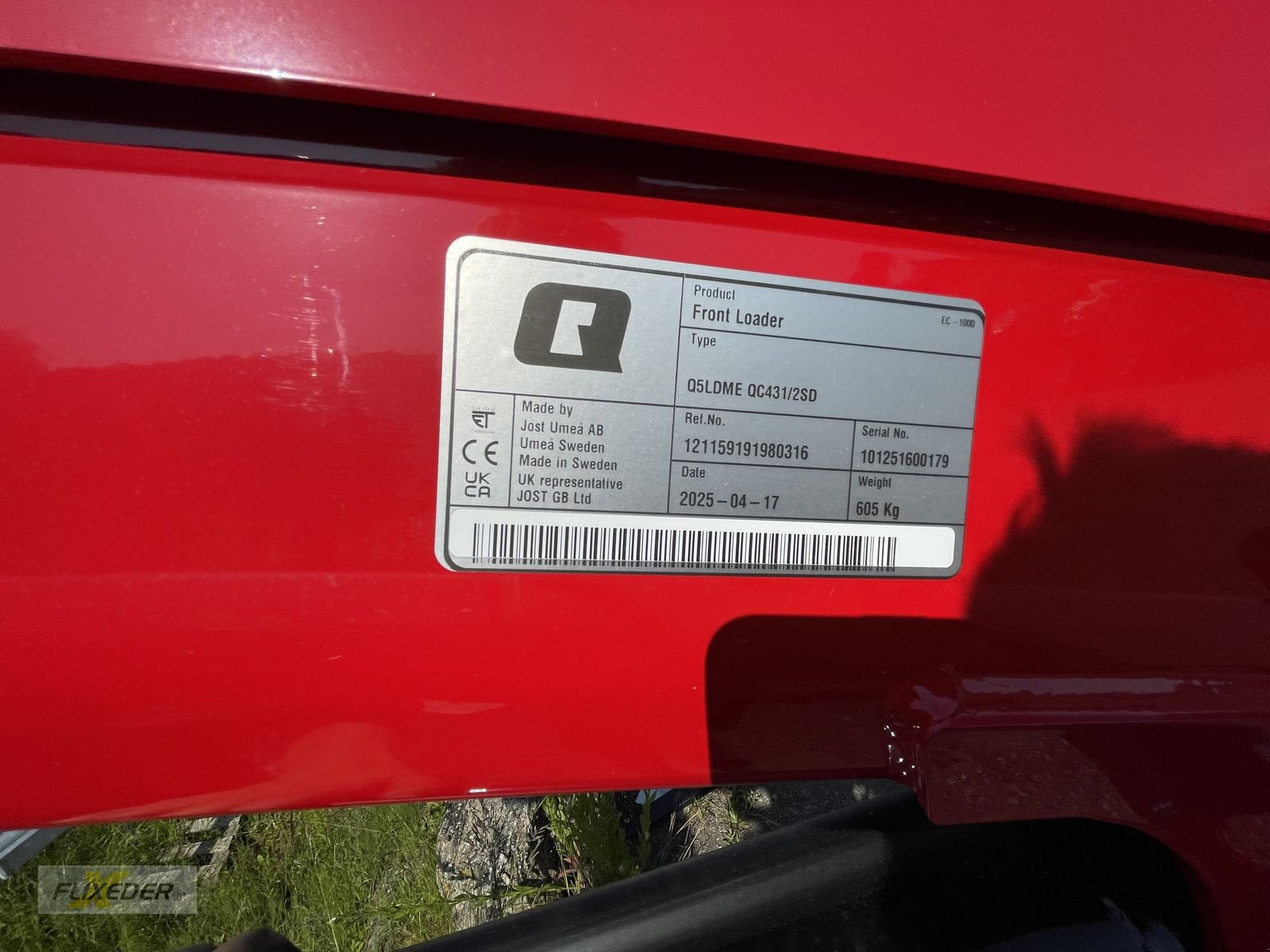 Frontlader typu Quicke Q5 LDME Q31/SDC, Neumaschine v Pattigham (Obrázek 4)