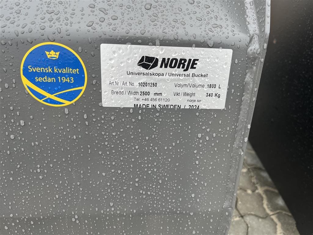 Frontlader типа Sonstige 250cm, Universalskovl., Gebrauchtmaschine в Spøttrup (Фотография 3)