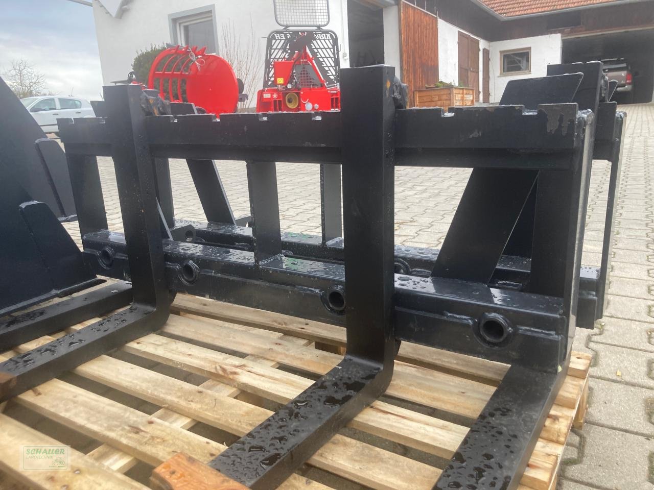 Frontlader des Typs Sonstige AROS Palettengabel SLPAL20, 2t, Zinken 120cm, Ballenspieß-Aufnahme, Gebrauchtmaschine in Geiselhöring (Bild 2)