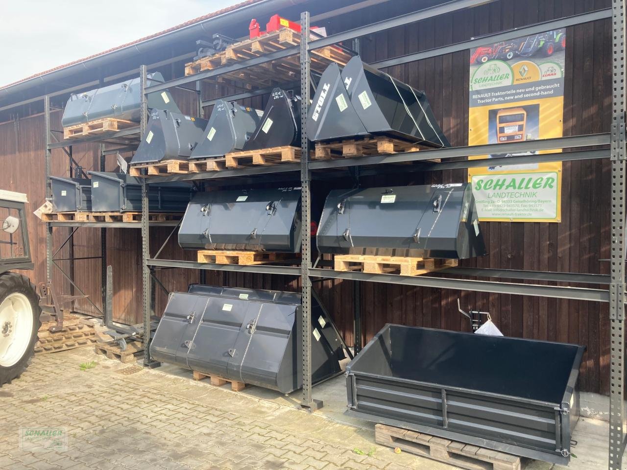 Frontlader des Typs Sonstige AROS Palettengabel SLPAL20, 2t, Zinken 120cm, Ballenspieß-Aufnahme, Gebrauchtmaschine in Geiselhöring (Bild 5)