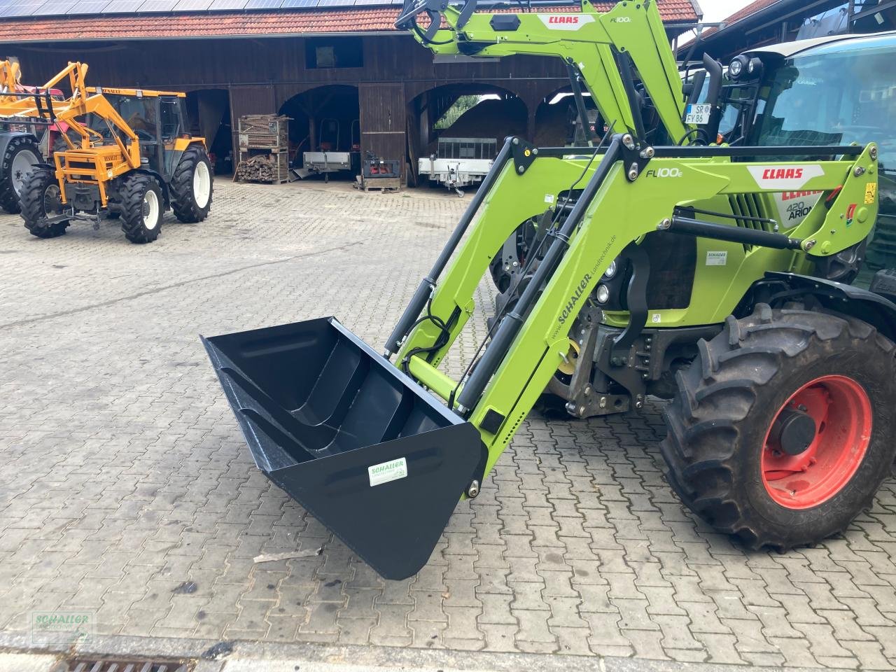 Frontlader des Typs Sonstige AROS Palettengabel SLPAL20, 2t, Zinken 120cm, Ballenspieß-Aufnahme, Gebrauchtmaschine in Geiselhöring (Bild 12)