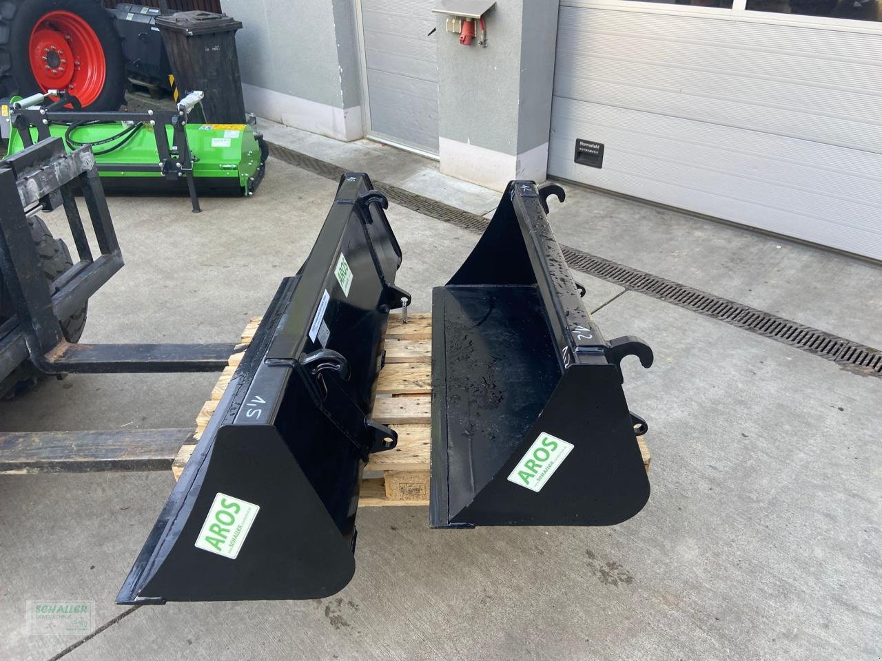 Frontlader des Typs Sonstige Frontladerschaufel AROS FLMINI, Kleintraktorschaufel, Euroaufnahme, Breite 1,20 u. 1,50m, Neumaschine in Geiselhöring (Bild 2)