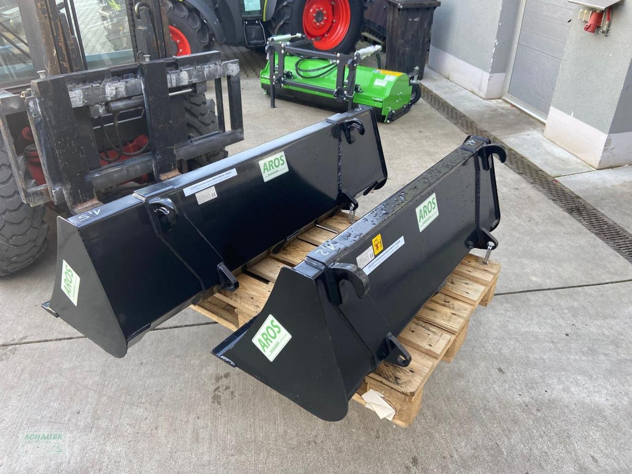 Frontlader des Typs Sonstige Frontladerschaufel AROS FLMINI, Kleintraktorschaufel, Euroaufnahme, Breite 1,20 u. 1,50m, Neumaschine in Geiselhöring (Bild 3)