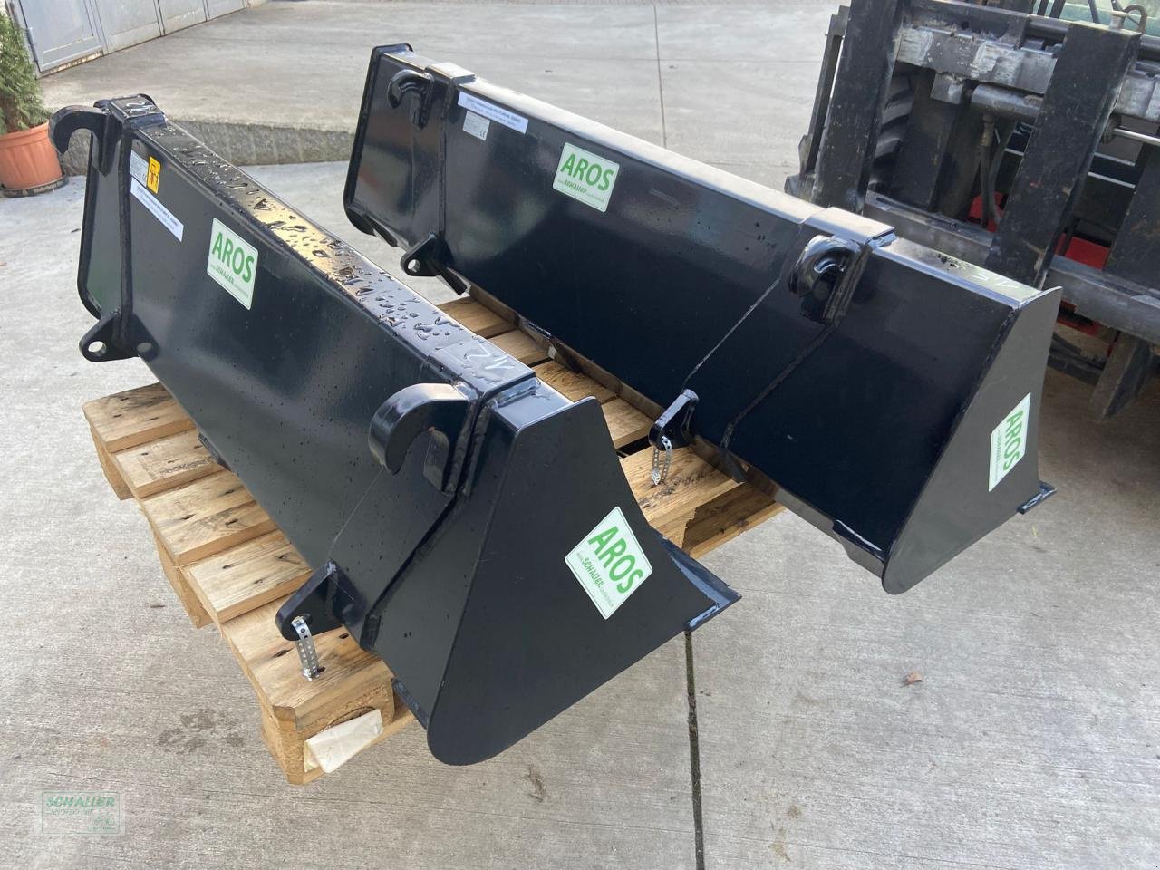 Frontlader des Typs Sonstige Frontladerschaufel AROS FLMINI, Kleintraktorschaufel, Euroaufnahme, Breite 1,20 u. 1,50m, Neumaschine in Geiselhöring (Bild 7)