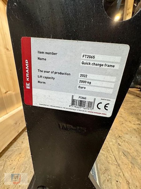 Frontlader of the type Sonstige Schnellwechselrahmen EURO Aufnahme Frontlader, Gebrauchtmaschine in Fitzen (Picture 9)