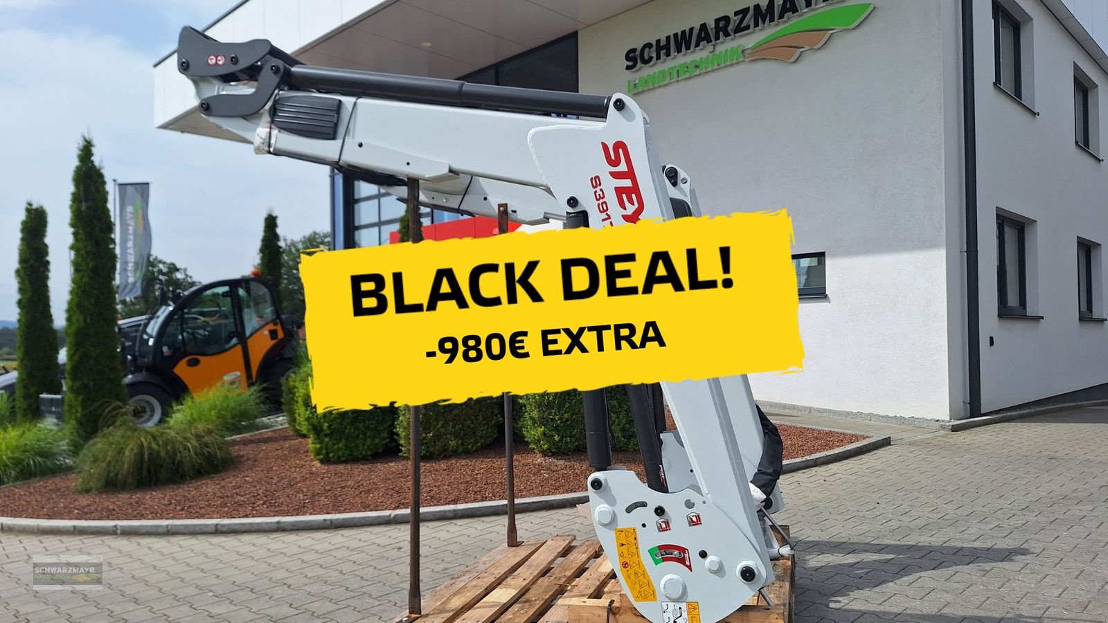 Frontlader of the type Steyr S3917T, Neumaschine in Aurolzmünster (Picture 2)