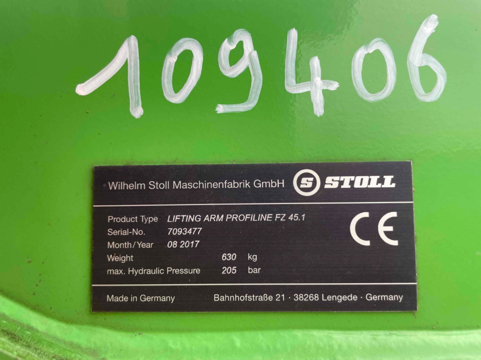 Frontlader des Typs Stoll Chargeur frontal FZ451 1100 mm Stoll, Gebrauchtmaschine in SAINT CLAIR SUR ELLE (Bild 5)