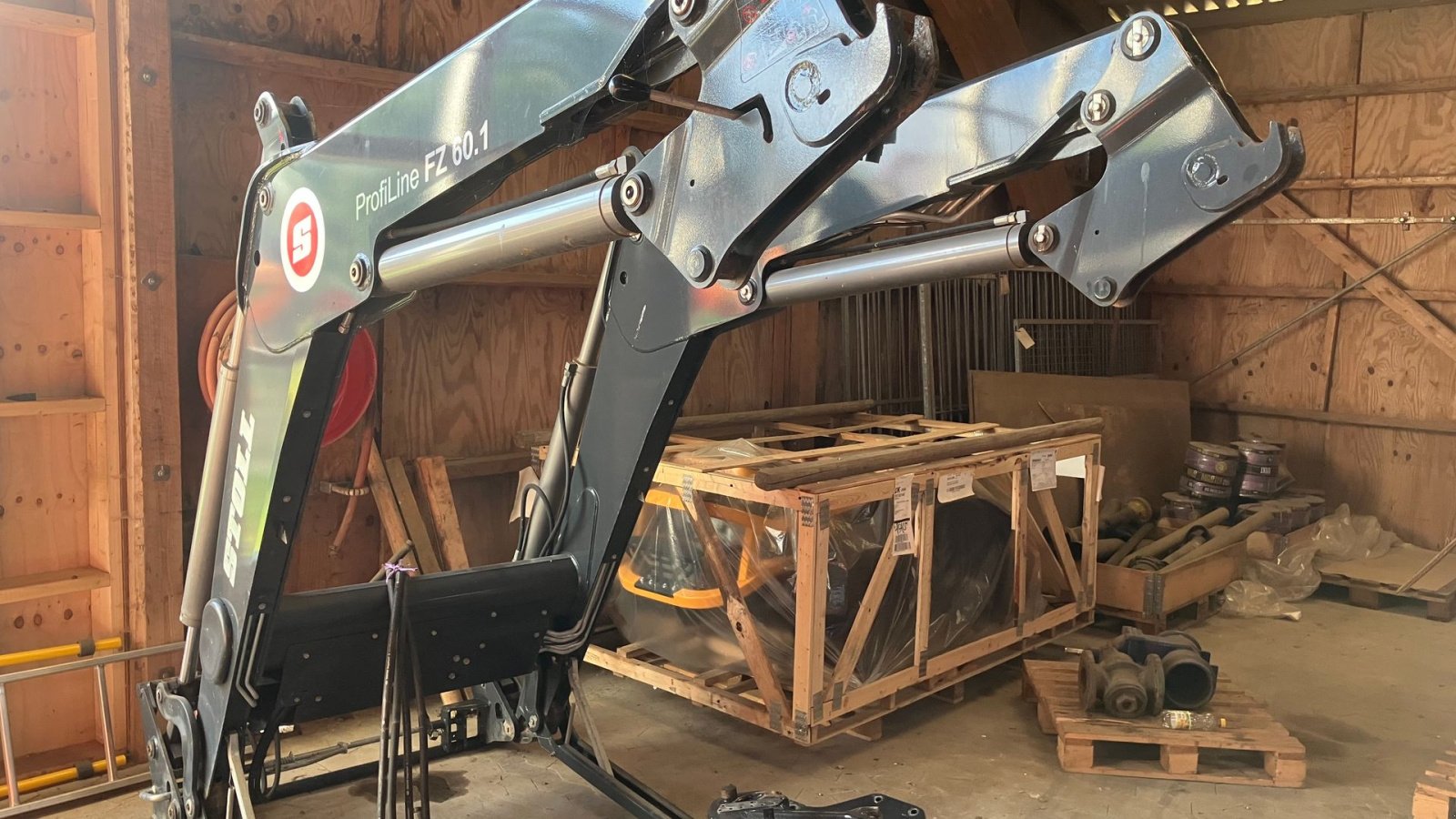 Frontlader des Typs Stoll FZ 60,1 3 ventil og dæmpning Med beslag for NH T7.270, Gebrauchtmaschine in Roskilde (Bild 1)