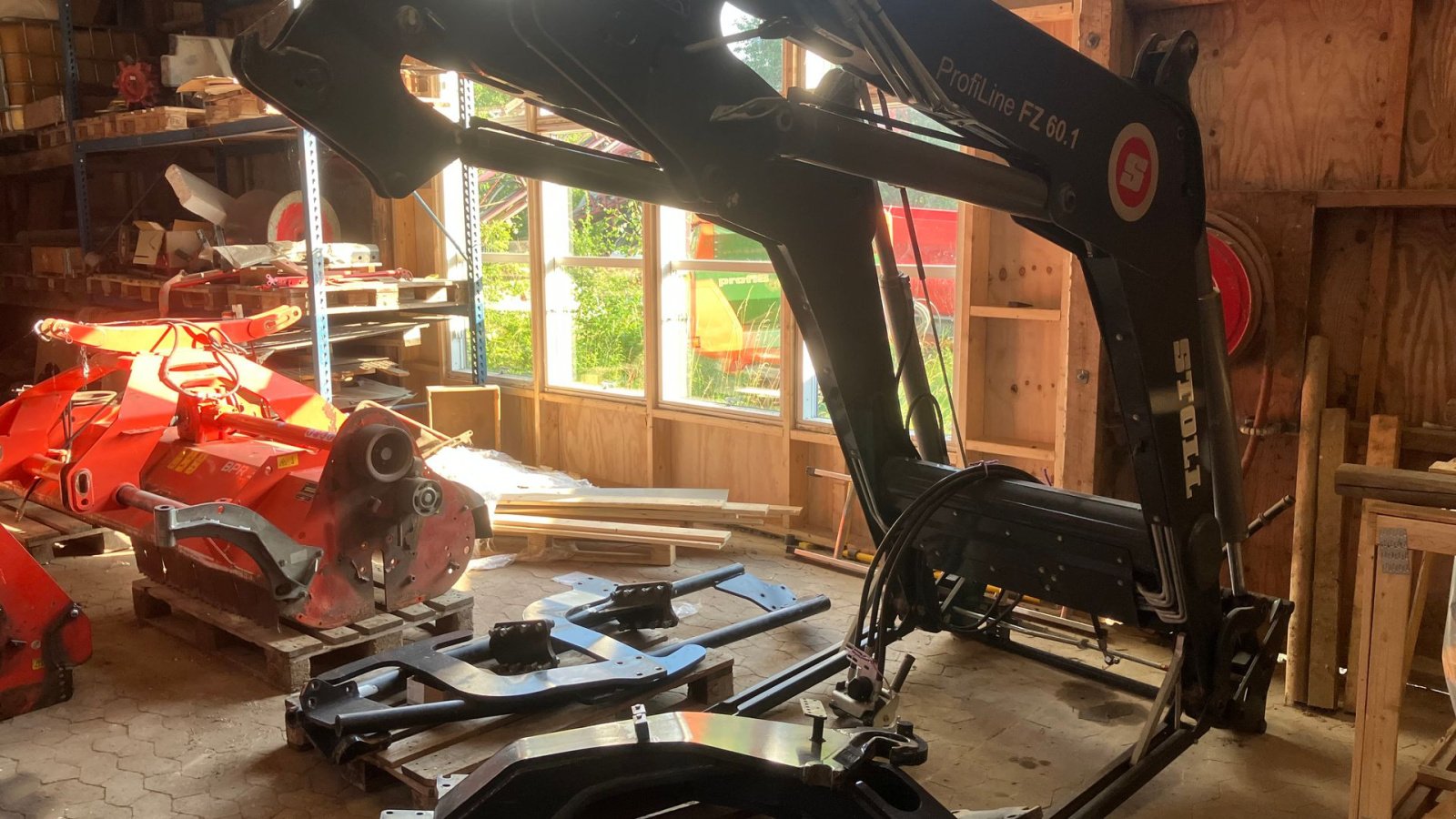 Frontlader des Typs Stoll FZ 60,1 3 ventil og dæmpning Med beslag for NH T7.270, Gebrauchtmaschine in Roskilde (Bild 2)