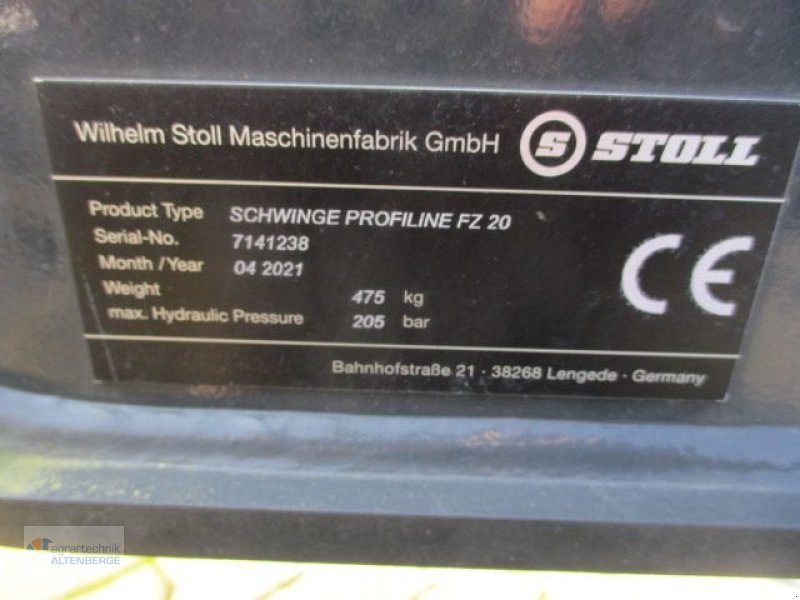 Frontlader des Typs Stoll FZ Profiline 20, Vorführmaschine in Altenberge (Bild 14)