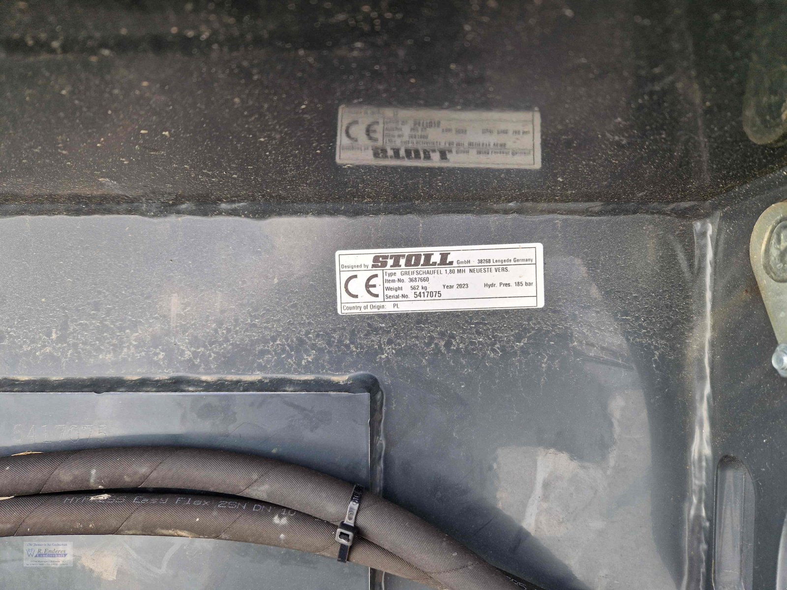 Frontlader des Typs Stoll Greifschaufel 1,80m, Neumaschine in Weiltingen (Bild 4)