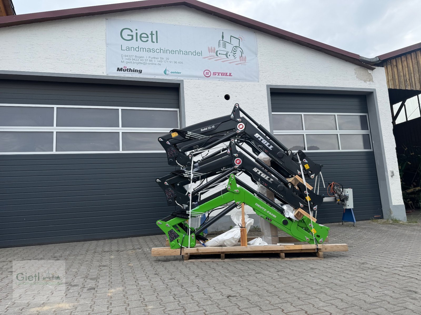 Frontlader vrste Stoll Solid 35-18 P, Neumaschine v Bogen (Slika 2)