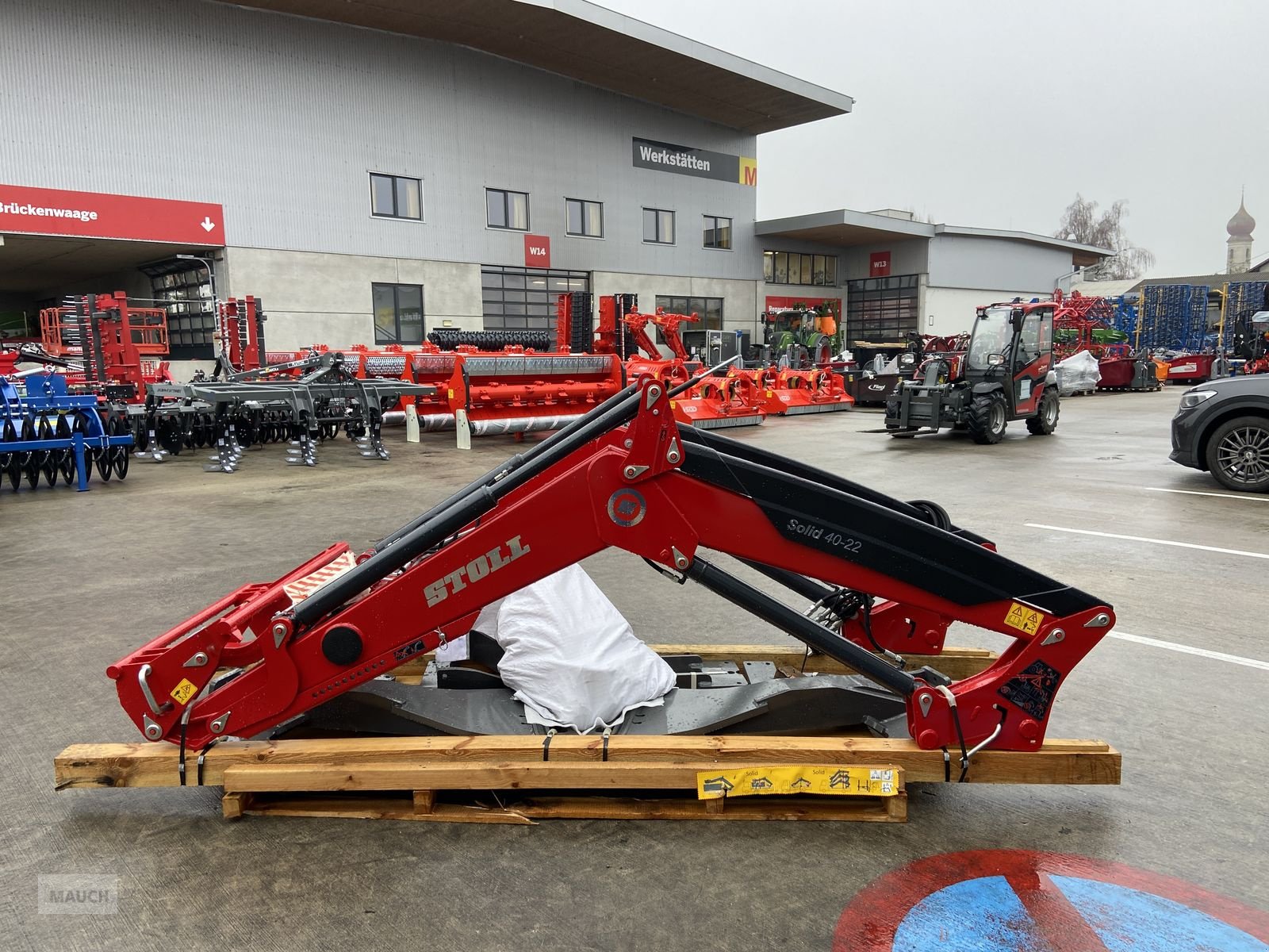 Frontlader a típus Stoll SOLID 40-22 + Konsole Massey Ferguson 5710-5713, Gebrauchtmaschine ekkor: Burgkirchen (Kép 7)