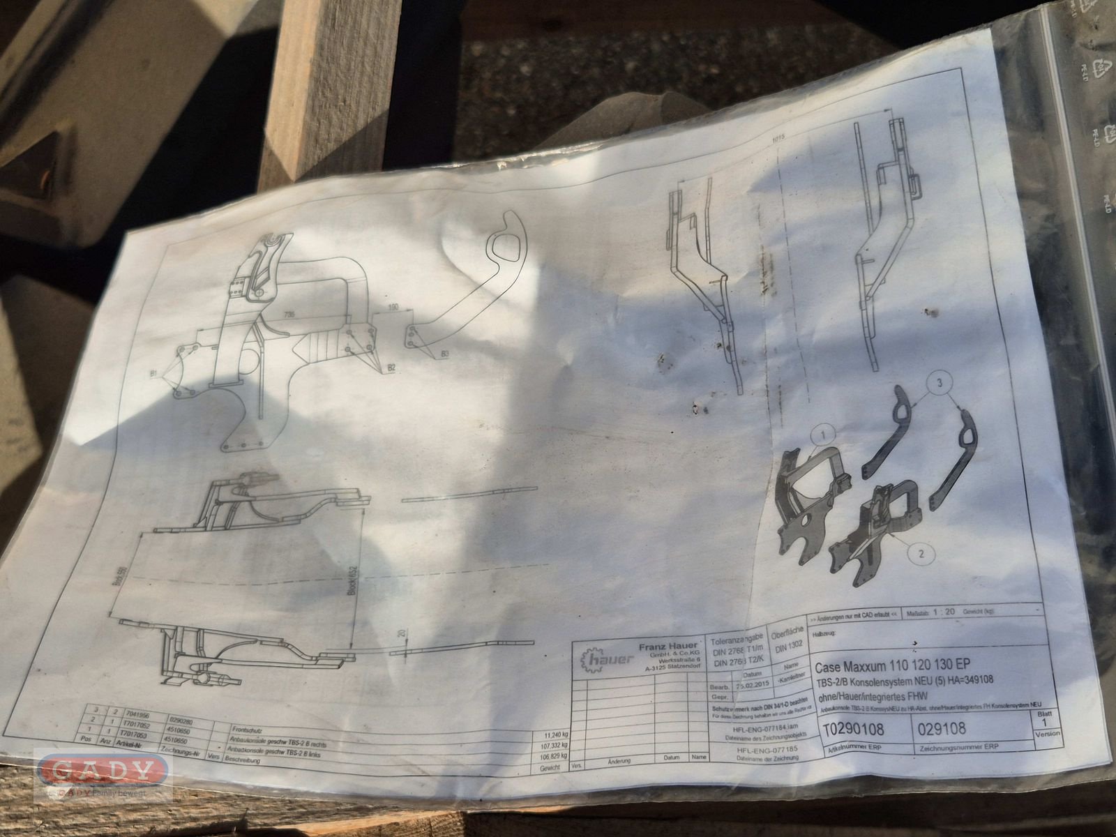 Frontladeranbaukonsole of the type Hauer CASE MAXXUM 110-120-130 HAUER, Neumaschine in Lebring (Picture 7)