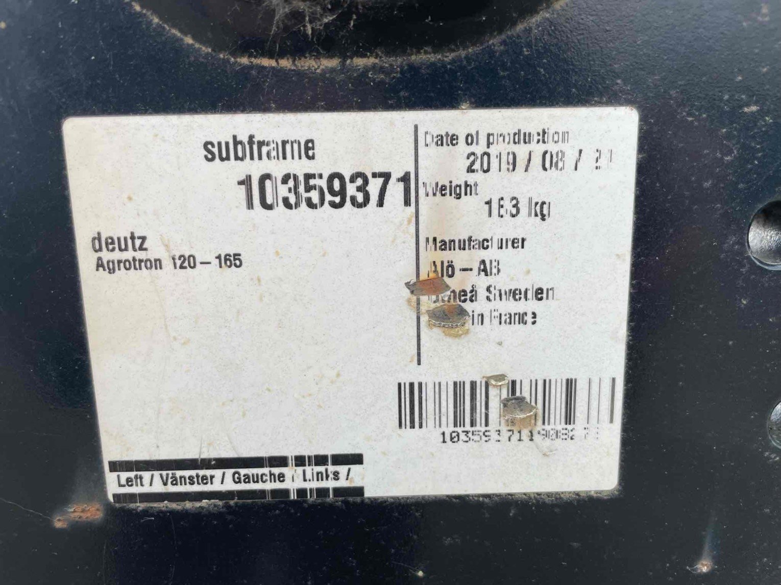 Frontladeranbaukonsole of the type Quicke Adaptation pour chargeur Agrotron 120-165 Alö-Quic, Gebrauchtmaschine in SAINT CLAIR SUR ELLE (Picture 4)