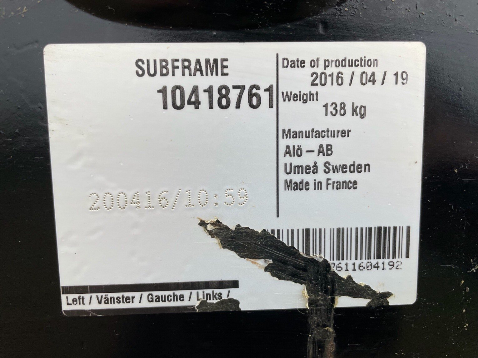 Frontladeranbaukonsole типа Quicke Adaptation pour chargeur Deutz Agrotron 6130.4 Qui, Gebrauchtmaschine в SAINT CLAIR SUR ELLE (Фотография 3)