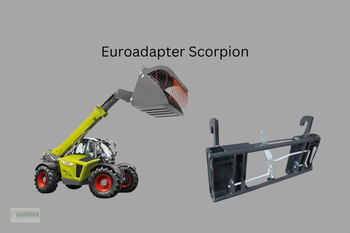Frontladeranbaukonsole a típus Sonstige Adapter Dreipunkt / Euroaufnahme Scorpion/Torion, Neumaschine ekkor: Kematen (Kép 9)