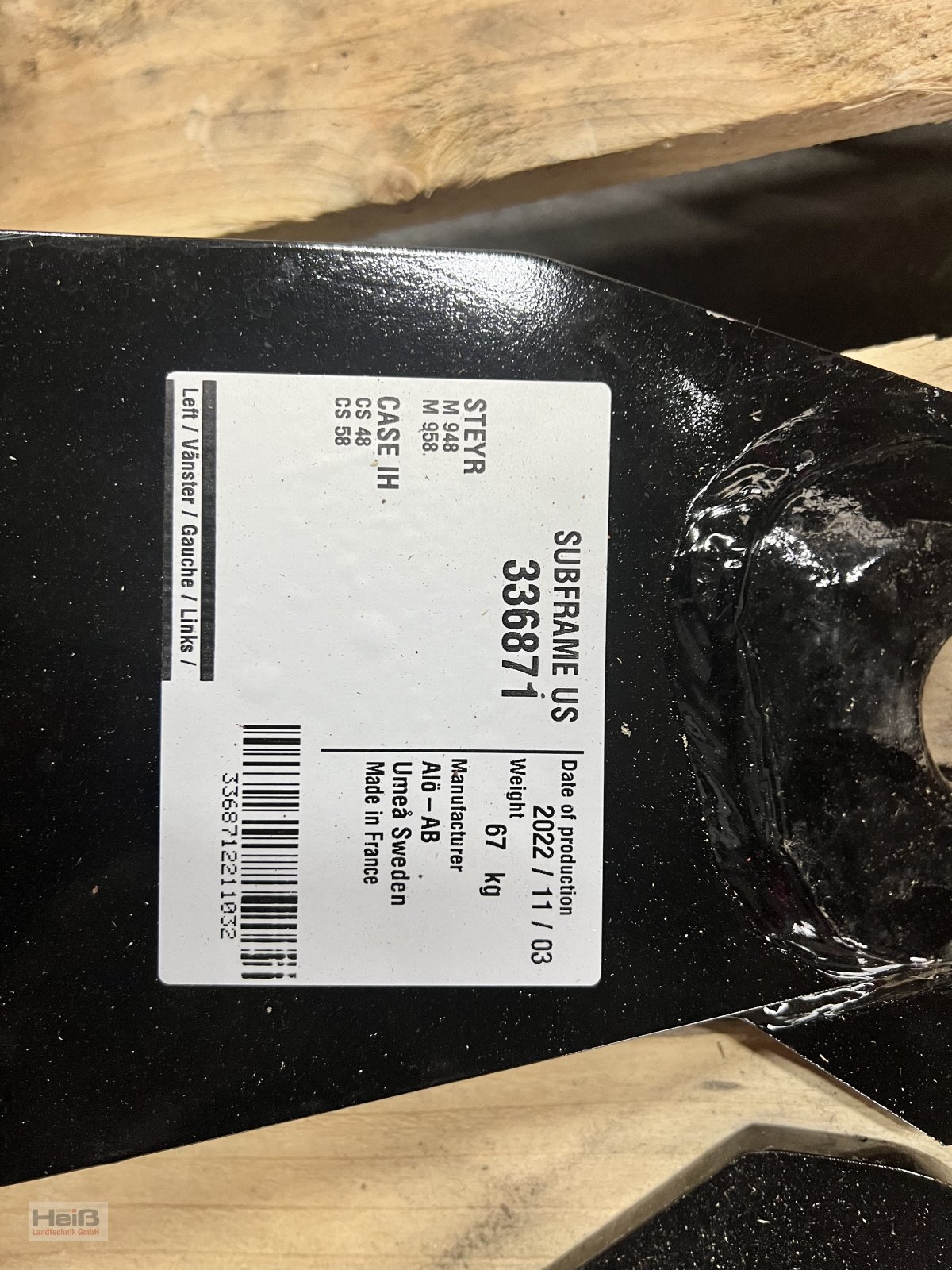 Frontladerzubehör (Bagger) des Typs Alö Anbaukonsolen, Neumaschine in Merkendorf (Bild 3)