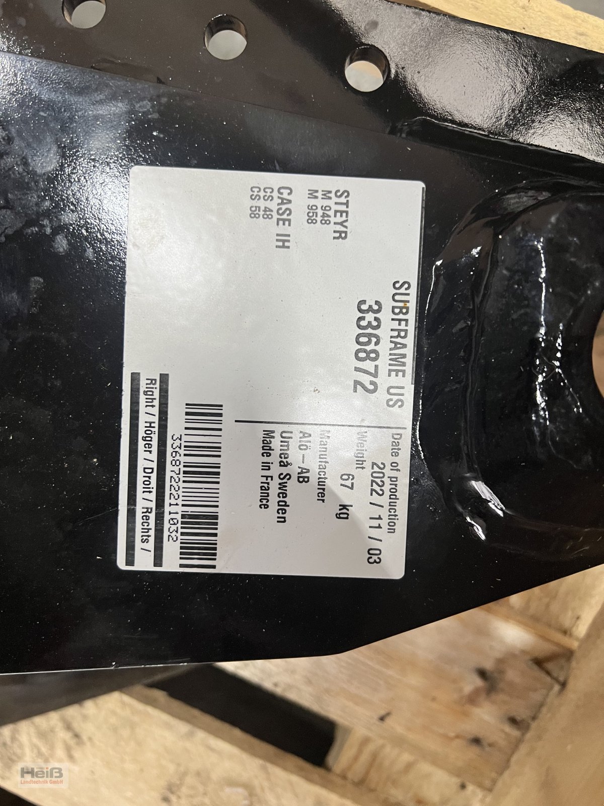 Frontladerzubehör (Bagger) des Typs Alö Anbaukonsolen, Neumaschine in Merkendorf (Bild 4)