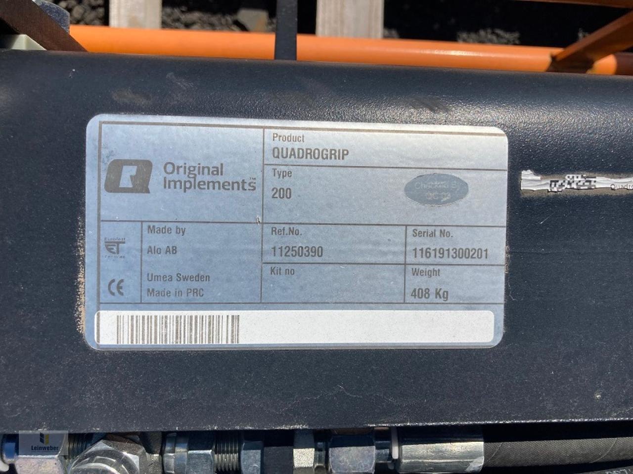 Frontladerzubehör (Bagger) of the type Alö Quadrogrip 200, Gebrauchtmaschine in Neuhof - Dorfborn (Picture 4)