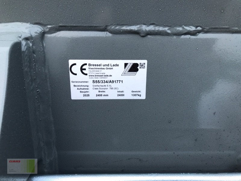 Frontladerzubehör (Bagger) of the type Bressel & Lade Greifschaufel S XL, Neumaschine in Alveslohe (Picture 3)