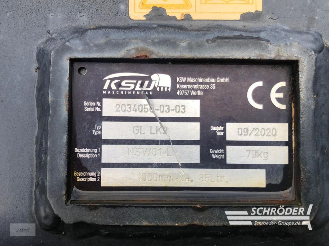 Frontladerzubehör (Bagger) a típus Caterpillar GRABENRÄUMLÖFFEL 1,00 M, Gebrauchtmaschine ekkor: Ahlerstedt (Kép 6)