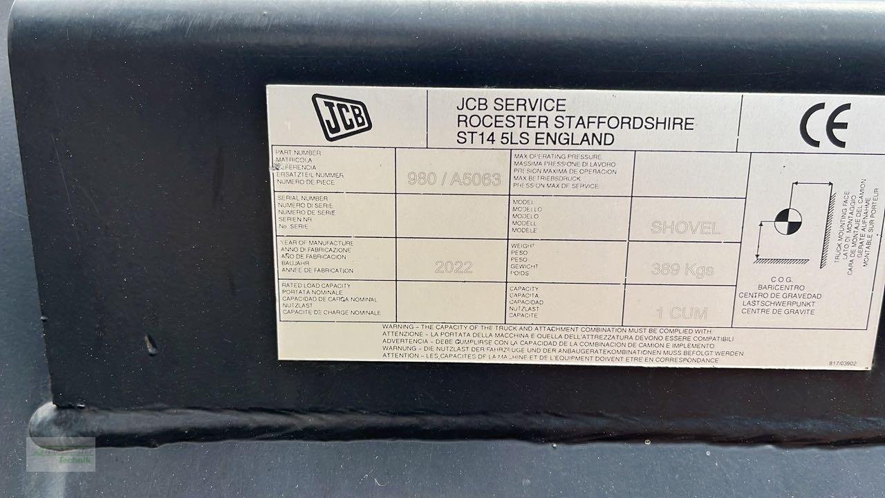 Frontladerzubehör (Bagger) of the type JCB Schaufel, Gebrauchtmaschine in Coppenbruegge (Picture 1)