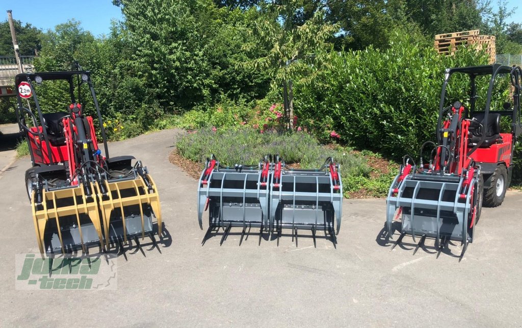 Frontladerzubehör (Bagger) des Typs Joma-Tech Krokogebiss proLine Greifgabel mit Euro-Aufnahme, Neumaschine in Willebadessen (Bild 2)