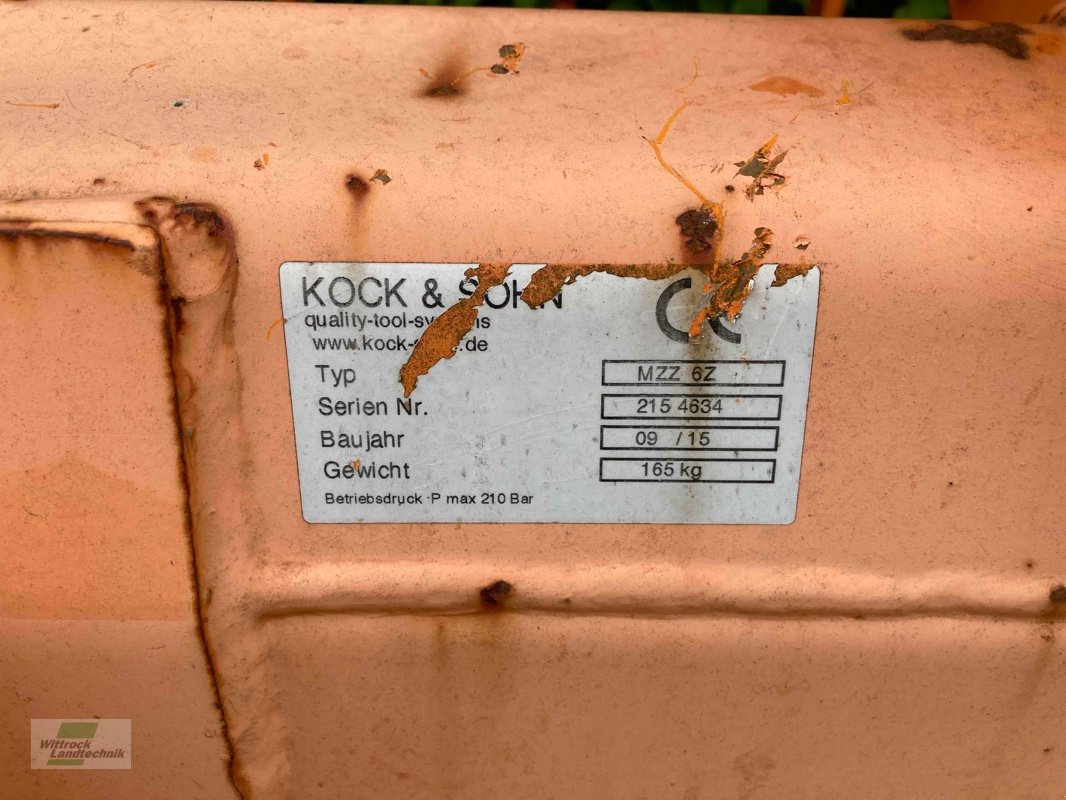 Frontladerzubehör (Bagger) del tipo Kock & Sohn MZZ 6Z, Gebrauchtmaschine In Rhede / Brual (Immagine 2)