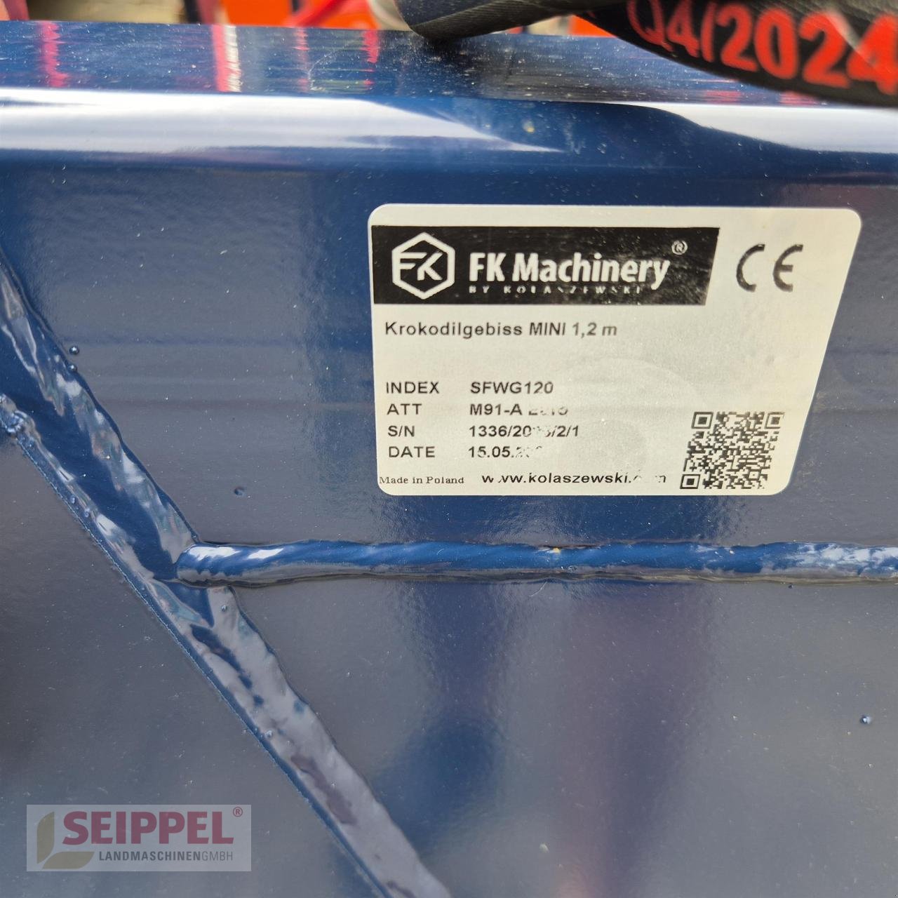 Frontladerzubehör (Bagger) del tipo Kolaszewski KROKODILGEBISS MINI 120 SFWG 120, Neumaschine In Groß-Umstadt (Immagine 3)