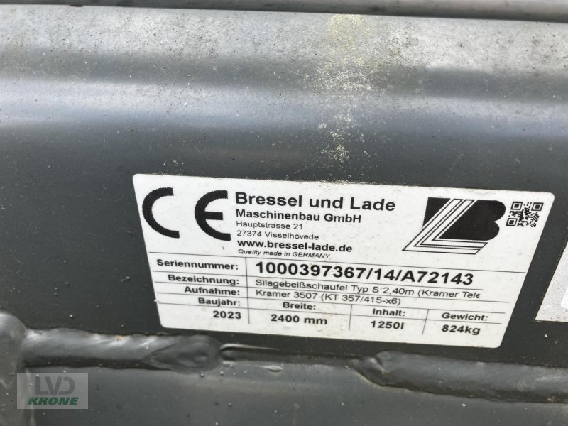 Frontladerzubehör (Bagger) a típus Kramer 2400 mm, Gebrauchtmaschine ekkor: Spelle (Kép 7)