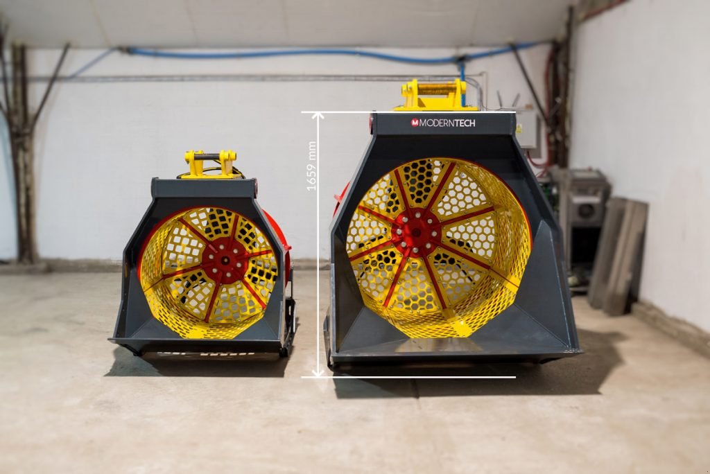 Frontladerzubehör (Bagger) of the type MODERNTECH Siebtrommel / Rotary drum screen, Neumaschine in Michałowo (Picture 7)