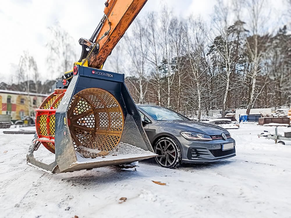 Frontladerzubehör (Bagger) of the type MODERNTECH Siebtrommel / Rotary drum screen, Neumaschine in Michałowo (Picture 11)