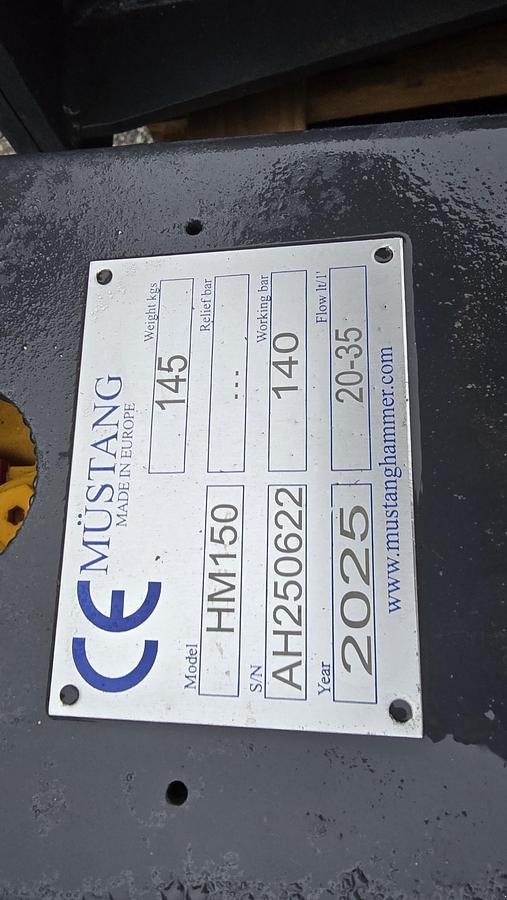 Frontladerzubehör (Bagger) of the type Mustang HM150 Hydraulikhammer, Neumaschine in Göpfritz an der Wild (Picture 3)