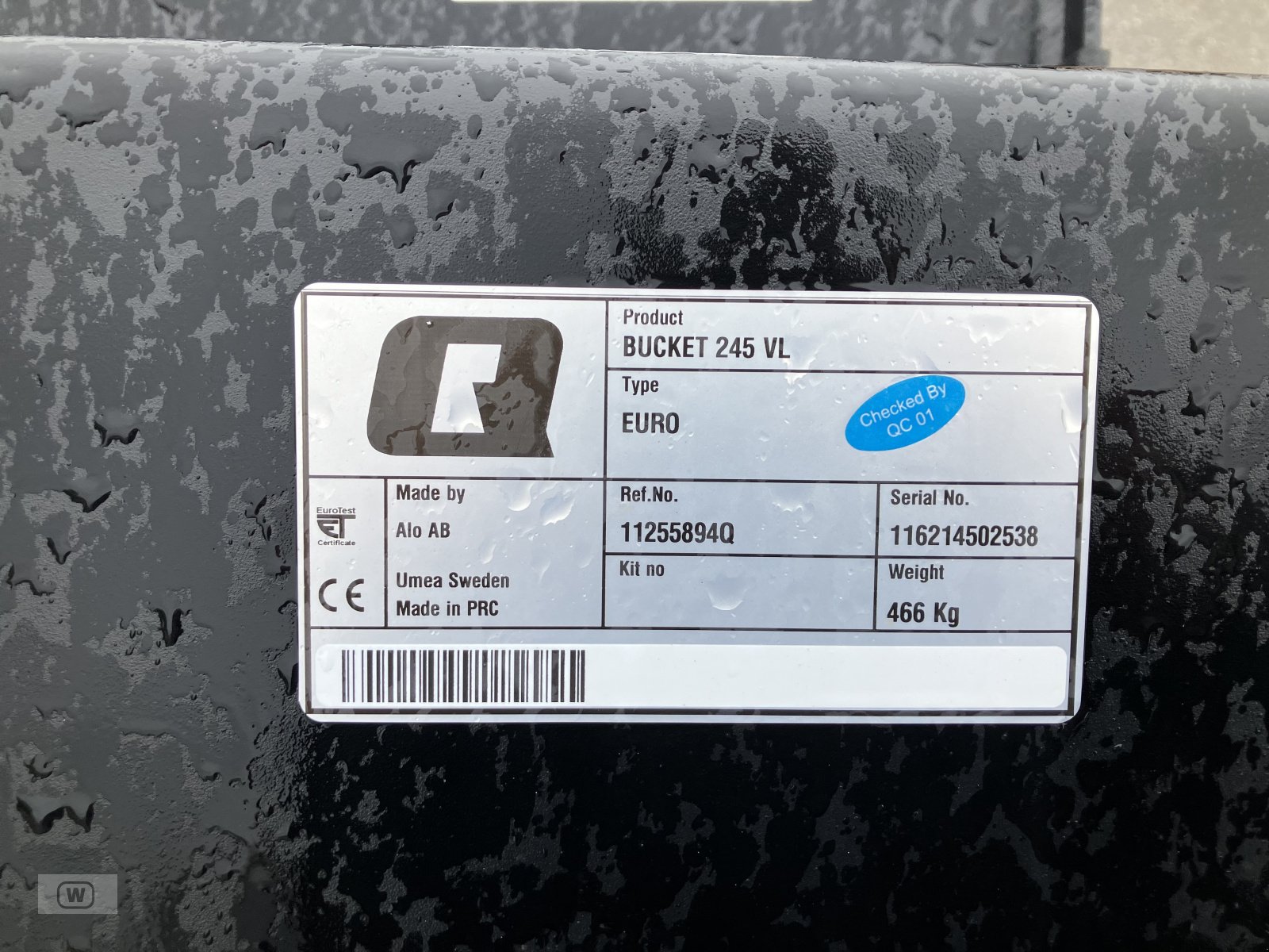 Frontladerzubehör (Bagger) of the type Quicke VL 245, Neumaschine in Zell an der Pram (Picture 10)