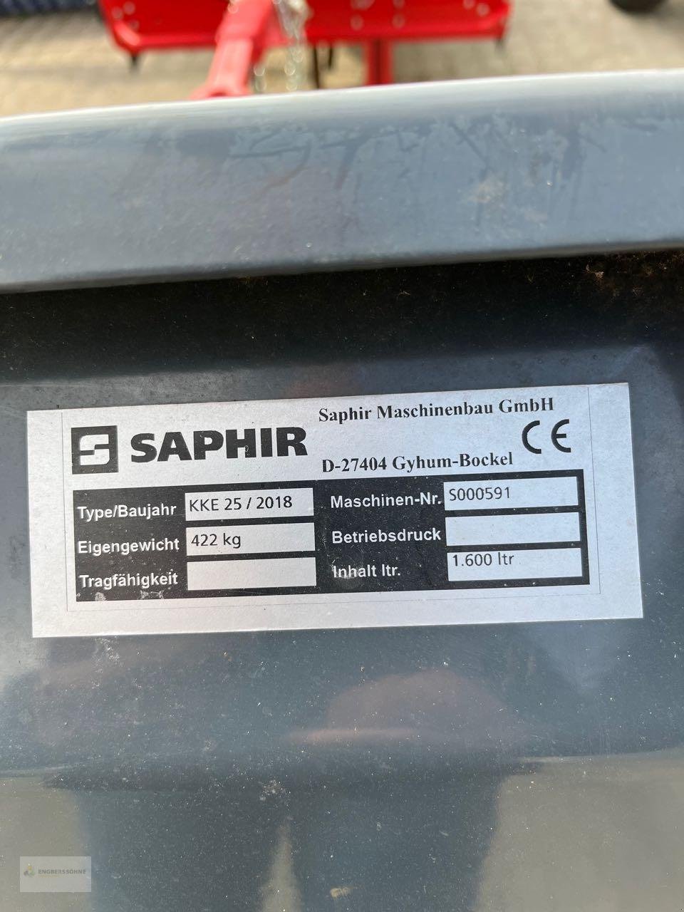 Frontladerzubehör (Bagger) typu Saphir KKE 25, Gebrauchtmaschine w Twist - Rühlerfeld (Zdjęcie 4)