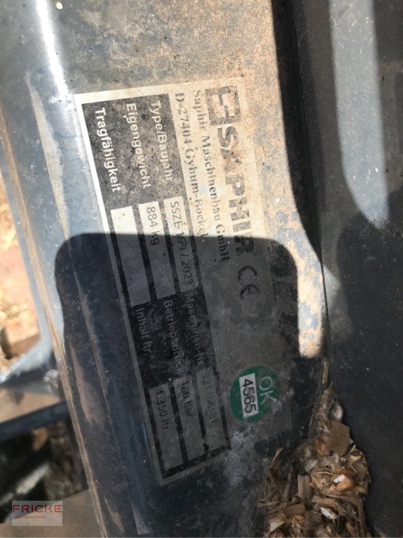 Frontladerzubehör (Bagger) от тип Saphir SSZE199, Gebrauchtmaschine в Bockel - Gyhum (Снимка 4)
