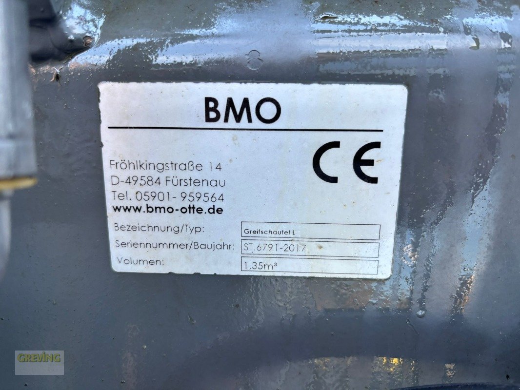 Frontladerzubehör (Bagger) типа Sonstige BMO Greifschaufel 1,35m3, Gebrauchtmaschine в Ahaus (Фотография 8)