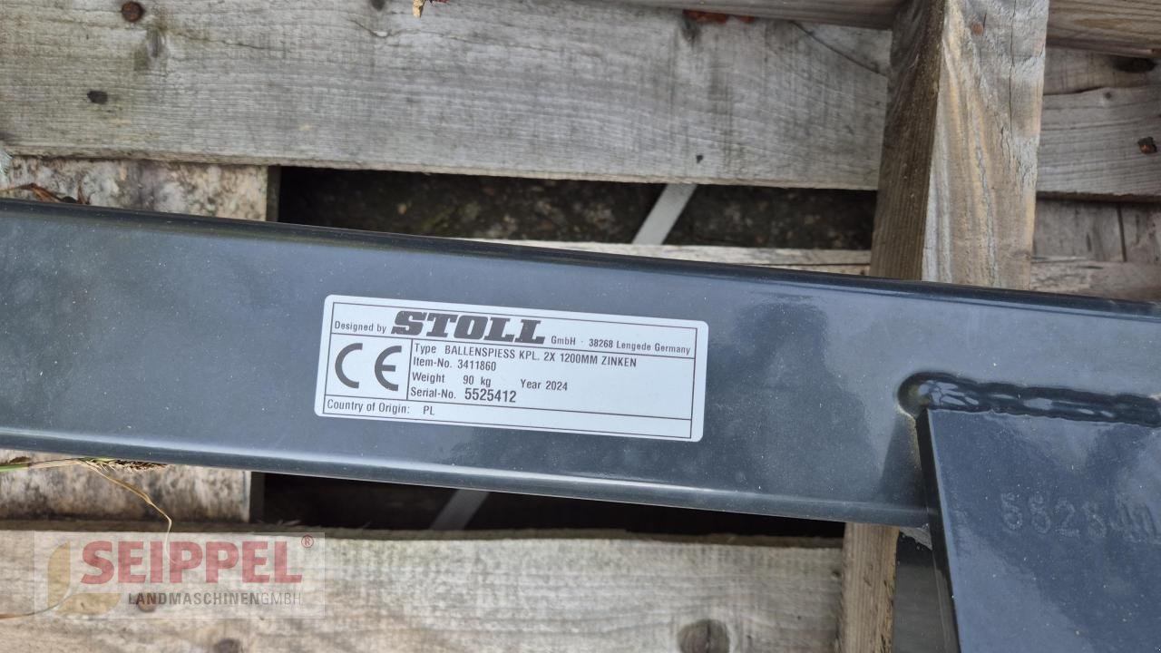Frontladerzubehör (Bagger) des Typs Stoll BALLENSPIESS 2*1200mm EURO 411860, Neumaschine in Groß-Umstadt (Bild 2)