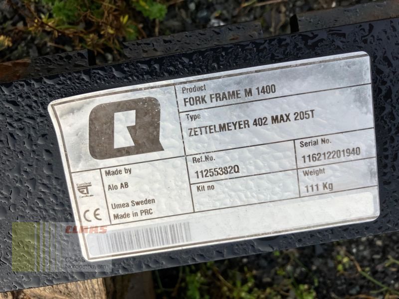 Frontladerzubehör of the type Alö 11255382Q PALETTENGABEL-RÜCKEN, Neumaschine in Hollfeld (Picture 6)