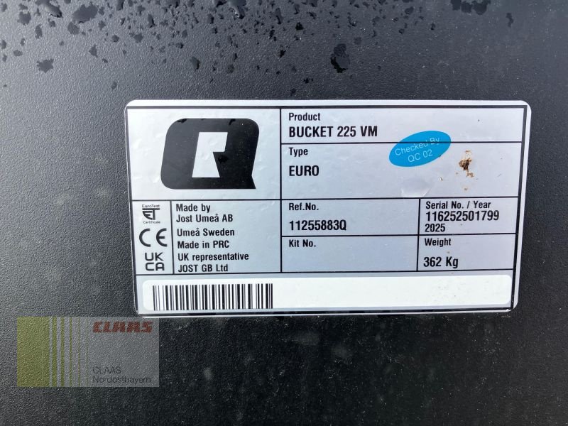 Frontladerzubehör of the type Alö 11255883Q VM 225 EURO, Neumaschine in Hollfeld (Picture 6)