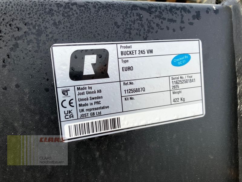 Frontladerzubehör of the type Alö 11255887Q VM 245 EURO, Neumaschine in Hollfeld (Picture 5)