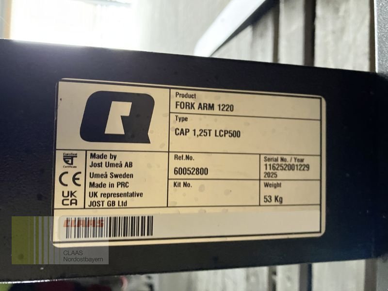 Frontladerzubehör des Typs Alö PALETTENGABEL 2,5T - 1.220MM, Neumaschine in Schwend (Bild 10)