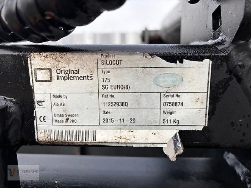 Frontladerzubehör of the type Alö Silocut 175 Euro, Gebrauchtmaschine in Colmar-Berg (Picture 6)