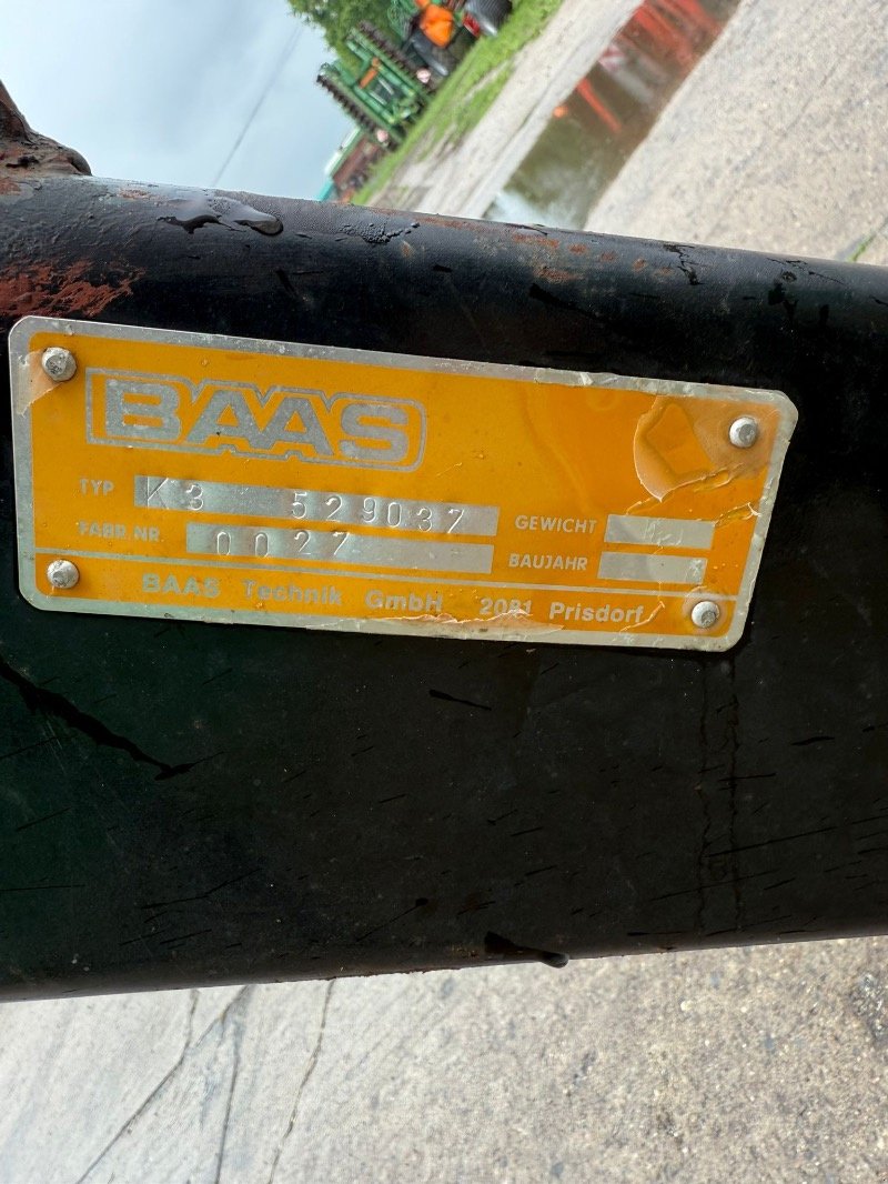 Frontladerzubehör of the type Baas K3 Schwinge, Gebrauchtmaschine in Liebenwalde (Picture 10)