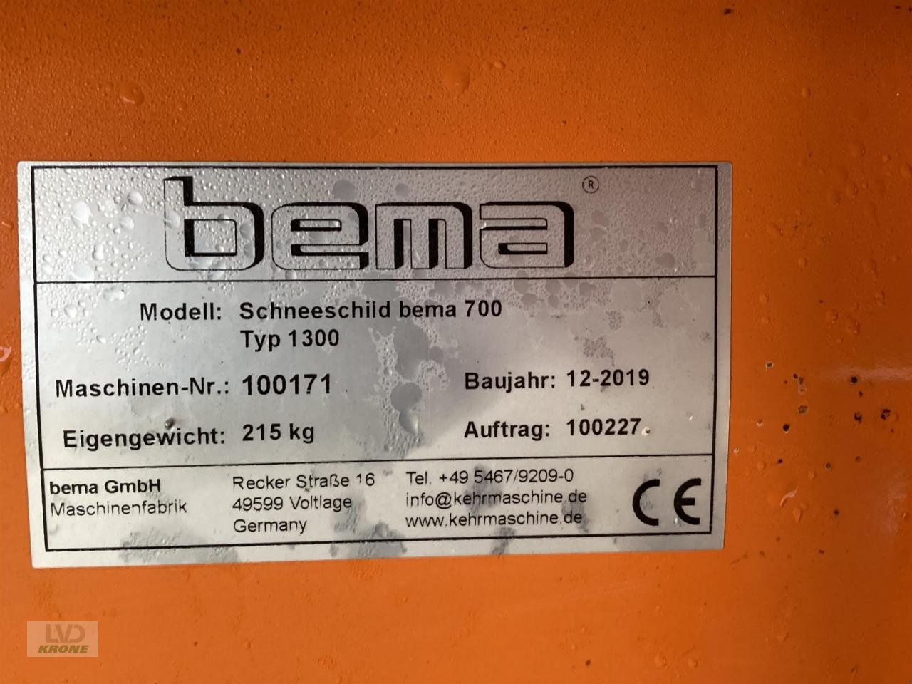 Frontladerzubehör tip Bema V700/1300, Gebrauchtmaschine in Spelle (Poză 4)